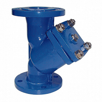 Фильтр Tecofi сетчатый наклонный фланцевый, PN16, DN50, чугун